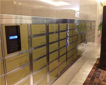 河南電子智能快遞柜見證